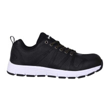 (11 UK, Black/White) Dunlop Mens Memory Foam Safety Shoes