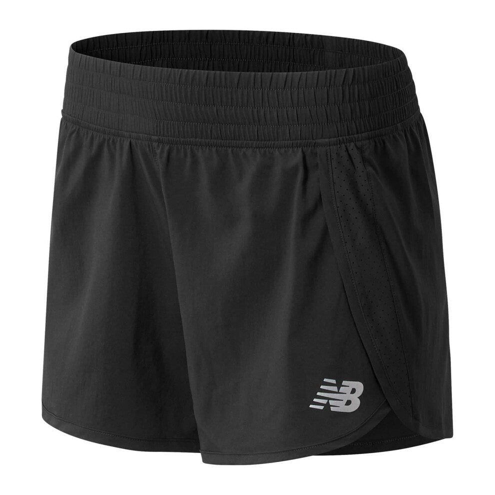 New Balance (8 Uk S, Black) Womens/Ladies Classic Core Running Shorts