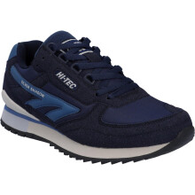 (11 UK, Navy/Black) Hi-Tec Mens Silver Shadow Suede Trainers