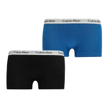 (10-12 Years, Black/Royal Blue) Calvin Klein Boys Boxer Shorts (Pack of 2)