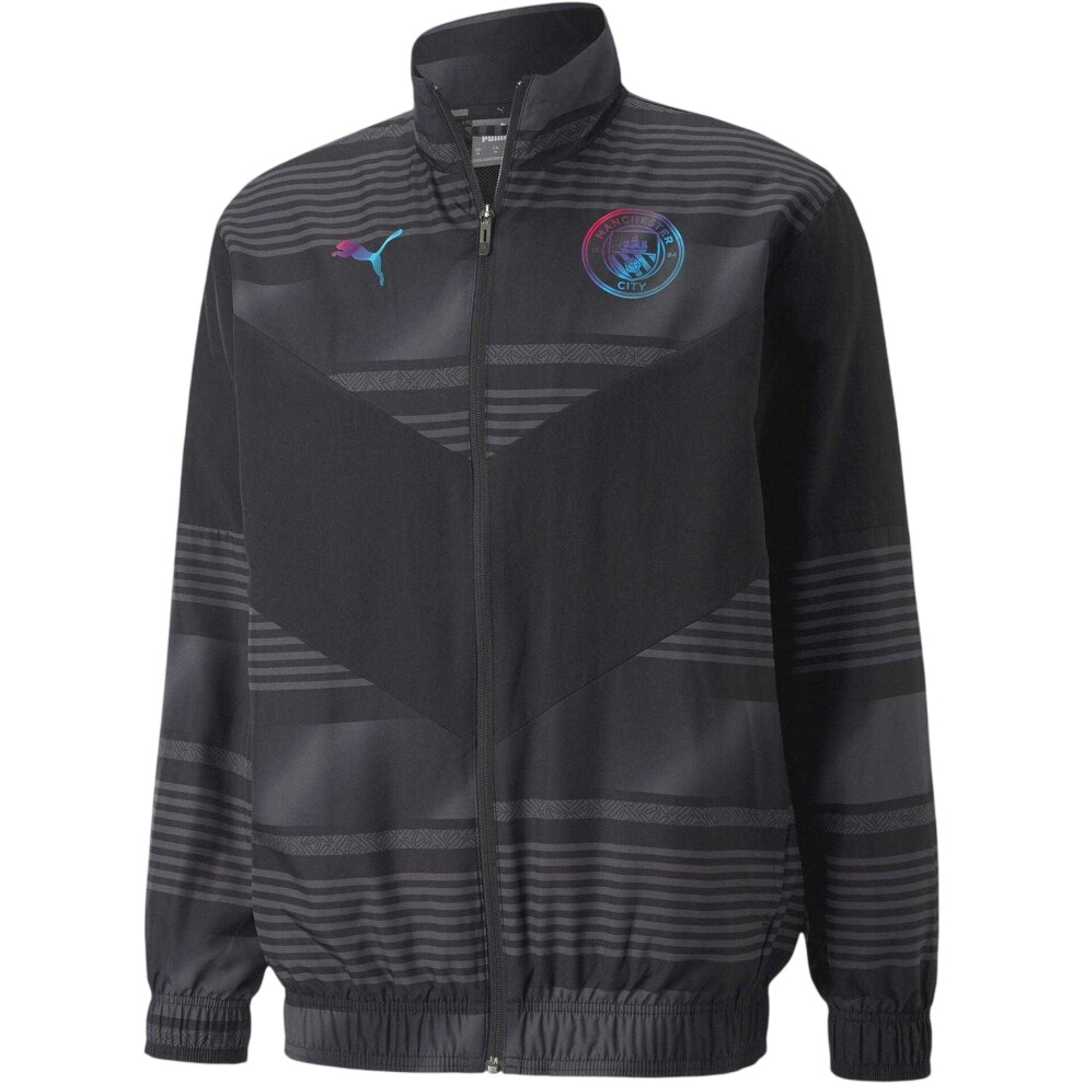 Puma (L, Black) Mens Manchester City Fc Anorak