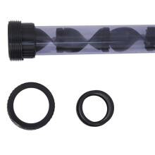 63mm Union Connector UPVC Helical Static Mixers Industry Anti Corrosion Plastic Dosing Liquid Mixing Device