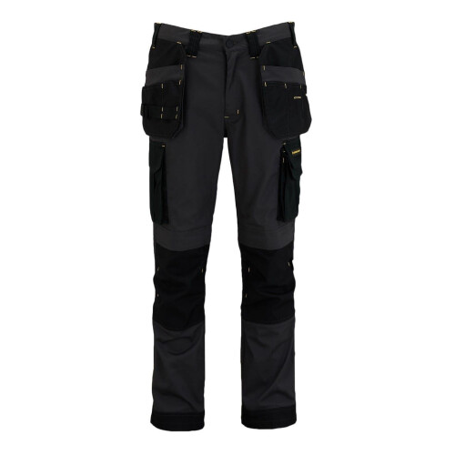 Dunlop (40R, Black) Dunlop Mens Endurance Regular Work Trousers