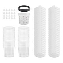 PaintGun Cup Mixing Cup System for Automotive HVLP Paint Guns, 20 Oz (600 Ml) Kit