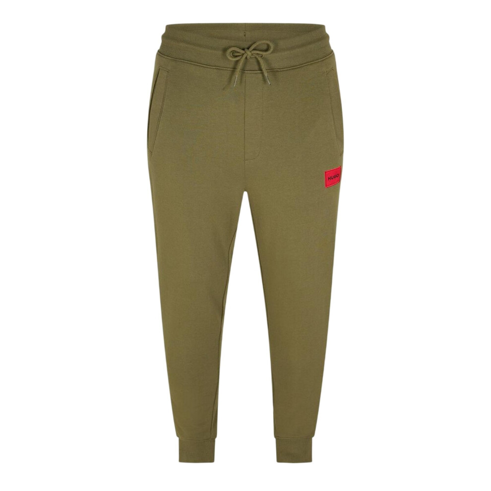 Hugo Boss (Xl, Green) Mens Logo Cuffed Jogging Bottoms