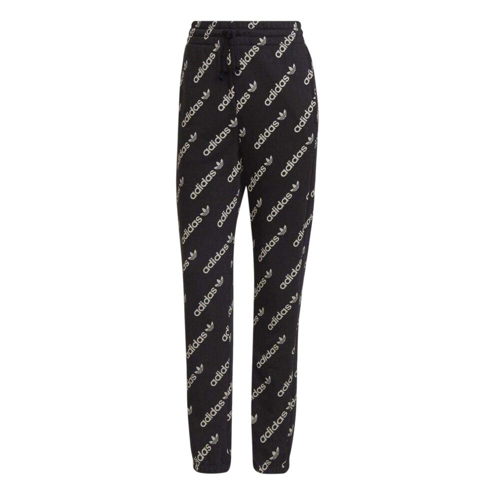 Adidas (6 Uk, Black) Womens/Ladies Monogram Tracksuit Bottoms