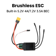 AM32 3-6S 120A ESC Brushless Speed Controller with 5.2V 4A/7.2V 3.5A BEC for High-Power Fan Hand-Launch Aircraft