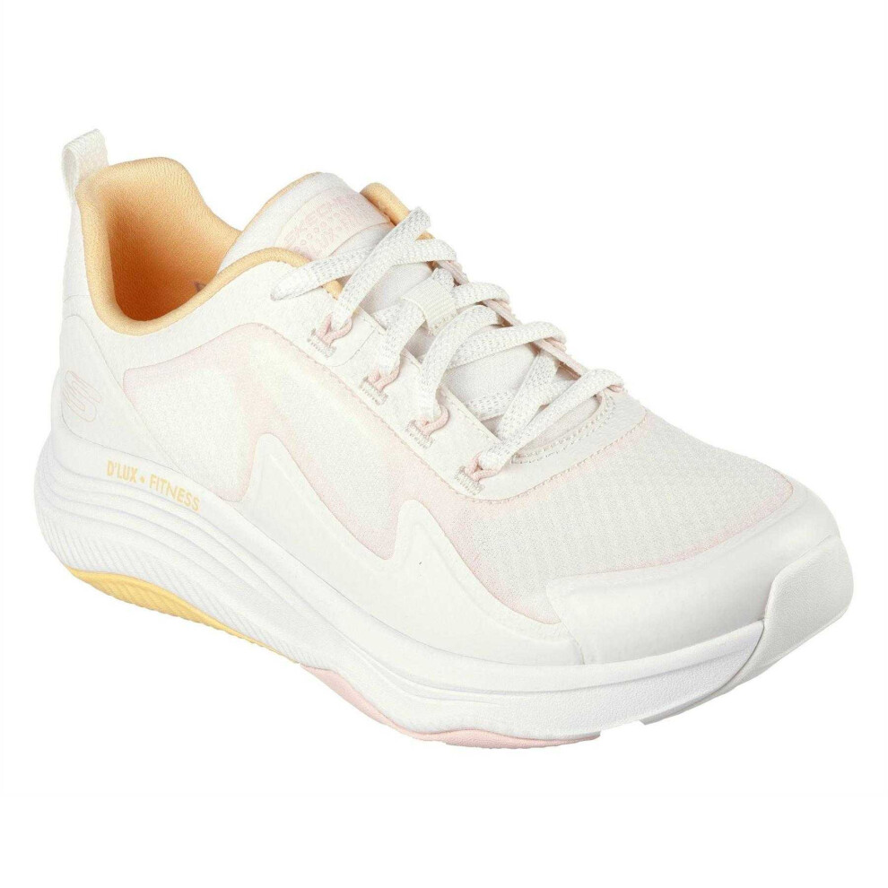 Skechers (2 Uk, Natural) Womens/Ladies D'lux Fitness Running Trainers