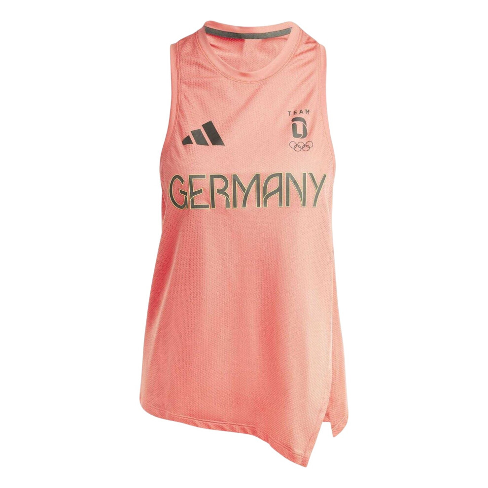 Adidas (16 Uk, Scarlet) Womens/Ladies Germany Tank Top