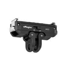 AMAGISN Metal Magnetic Quick Release Mount for Osmo 360/Action 5 Pro 4/3 Foldable Bracket Expansion Accessories Lockable