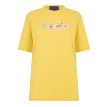 (8 UK, Yellow) Diadora Womens/Ladies Eye Crew Neck T-Shirt
