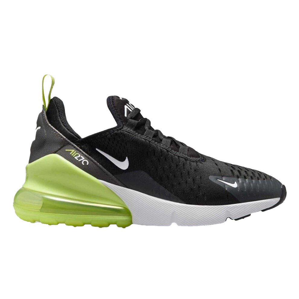 Nike (5.5 Uk, Black/Lemon) Childrens/Kids Air Max 270 React Swoosh Trainers