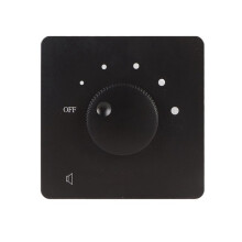 50W Fixed Impedance Volume Control Knob 5-Level Rotary Audio Controller Max 50W in-Wall Speaker Level Attenuator A