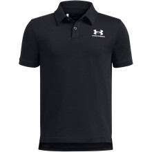 (7-8 Years, Black) Under Armour Childrens/Kids Icon Regular Short-Sleeved Polo Shirt