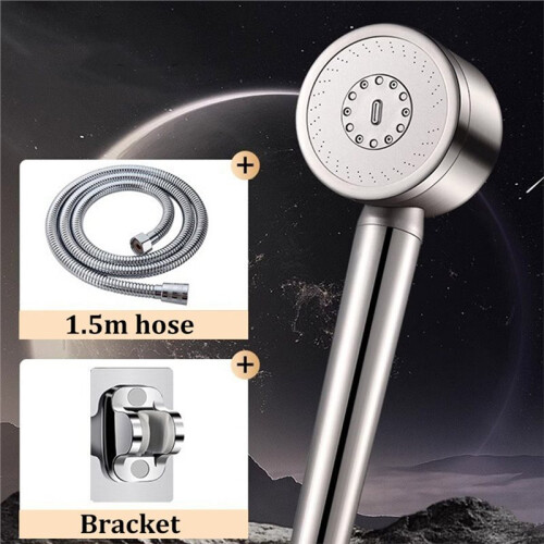 Stainless Steel Filter Pressure-Boosting Adjustable Handheld Showerhead Bathroom Shower Set Three-Speed Showerhead 2