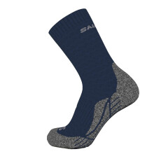 (10.5 UK-12 UK, Navy/Grey) Salomon Unisex Adult Ultra Access Boot Socks (Pack of 2)