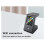 WiFi Weather Clock with Wireless Charging for Watches, Digital Table Clock with Real- Weather Display 2
