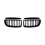 Car Front Kidney Grill Front Hood Grill Double  Vertical Grille for  3 Series E90 E91 2005-2008 1