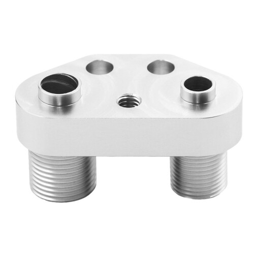 Silver AC Compressor Adapter Fitting Kit for A/C Quick Coupling AC Compressor Connector 1