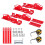 2pcs Heavy Duty Car Wheel Alignment Tool Plates Adjustable Automotive Wheel Leveling Aligner Toe Plates 3