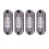 4pcs LED Side  Light 12V 24V Signal Indicator White Light for Truck Trailer Caravan 1
