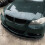 Car Front Kidney Grill Front Hood Grill Single  Vertical Grille for  3 Series E90 E91 2005-2008 5