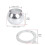 2" Aluminum Alloy Steering Columns Kit Swivel Base Floor Mount for Vehicles with 2" Diameter Steering Columns 8