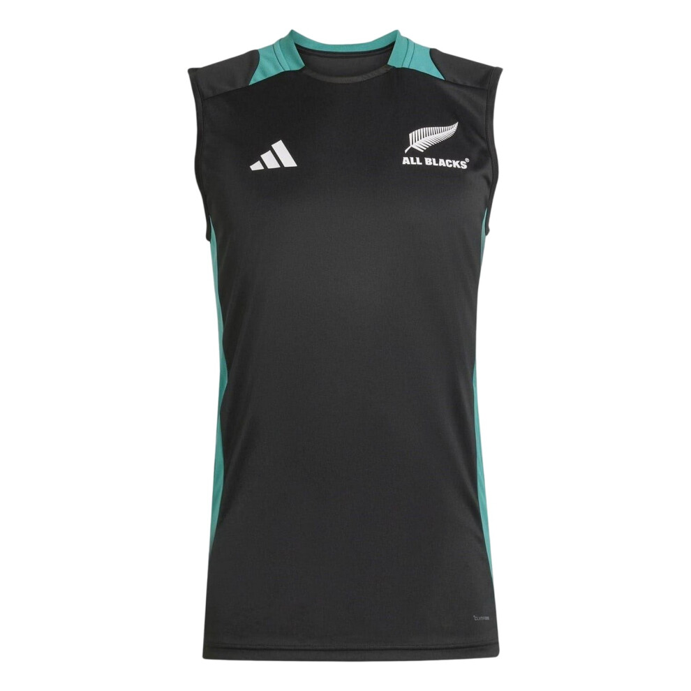 Adidas (Xl, Black/Teal) Mens All Blacks Vest Top