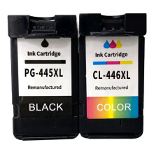 For PG445XL CL446XL 2PK Replacement Ink Cartridges for PIXMAMG2540S MG2545s MG3040