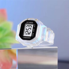 Women Rings Finger Watches Chronograph LED Party Digital Watches Lady Jewelry Rings Hole Cannot Be Adjusted Black