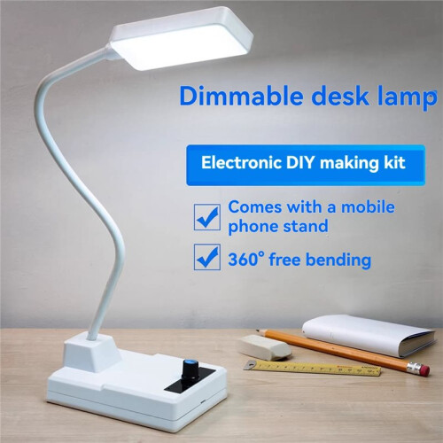 NE555 LED Dimming Table Lamp Kit PWM Circuit Assembly DIY Soldering Practice Assembly DIY Electronic Kit 2