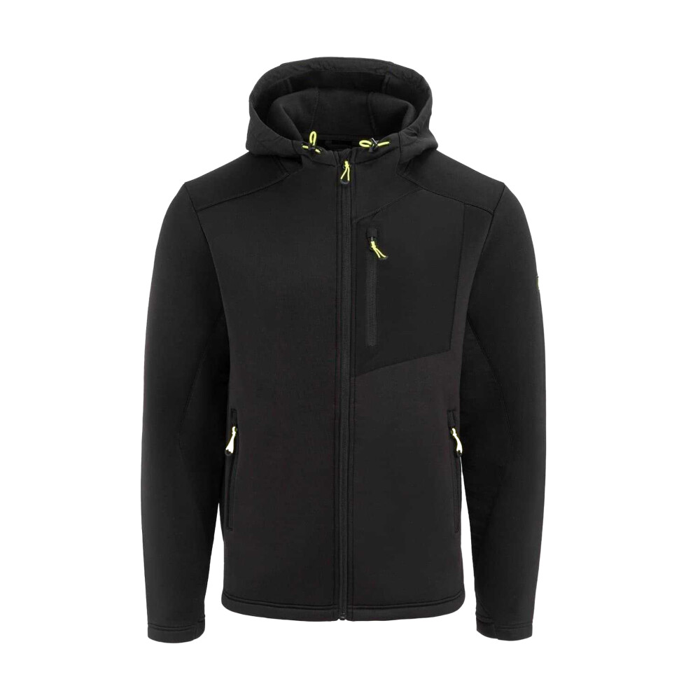Dunlop (Xxl, Black) Mens Hybrid Fleece Jacket