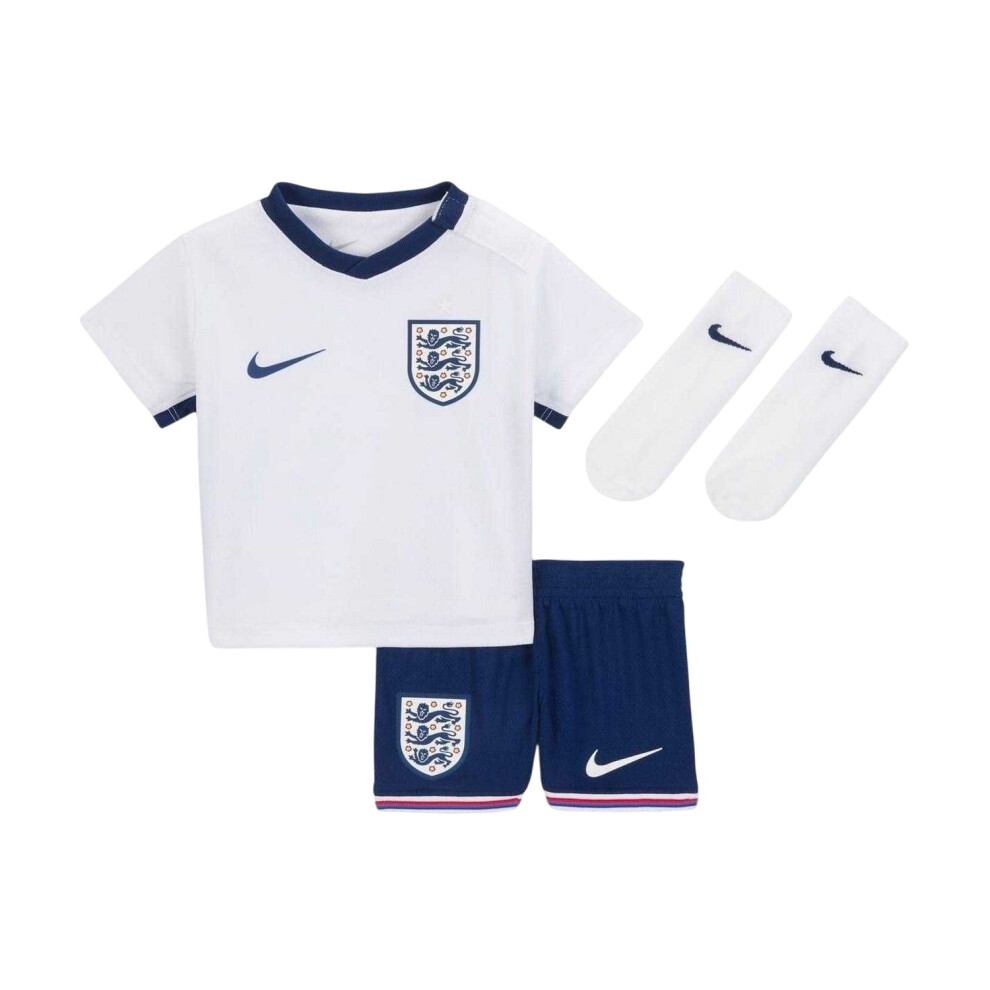 Nike (18-24 Months, White/Blue) Baby England Fa Football Kit