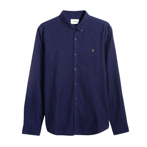 Farah (XXS, True Blue) Farah Mens Regular Button-Down Shirt