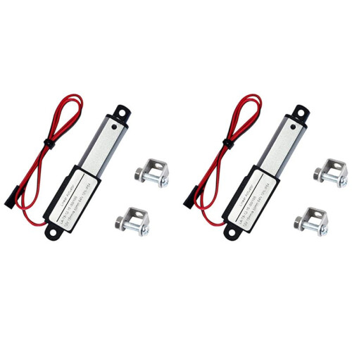 2X Electric  Linear Actuator - 2Inch Stroke, 64N/14.4Lb, Speed 0.6Inch/S