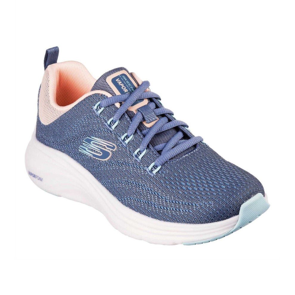 Skechers (2.5 Uk, Navy/Multicoloured) Womens/Ladies Vapor Foam Trainers