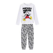 (11-12 Years, Grey) Mickey Mouse Childrens/Kids Mickey Mouse Brushed Cotton Snug Fit Pyjama Set
