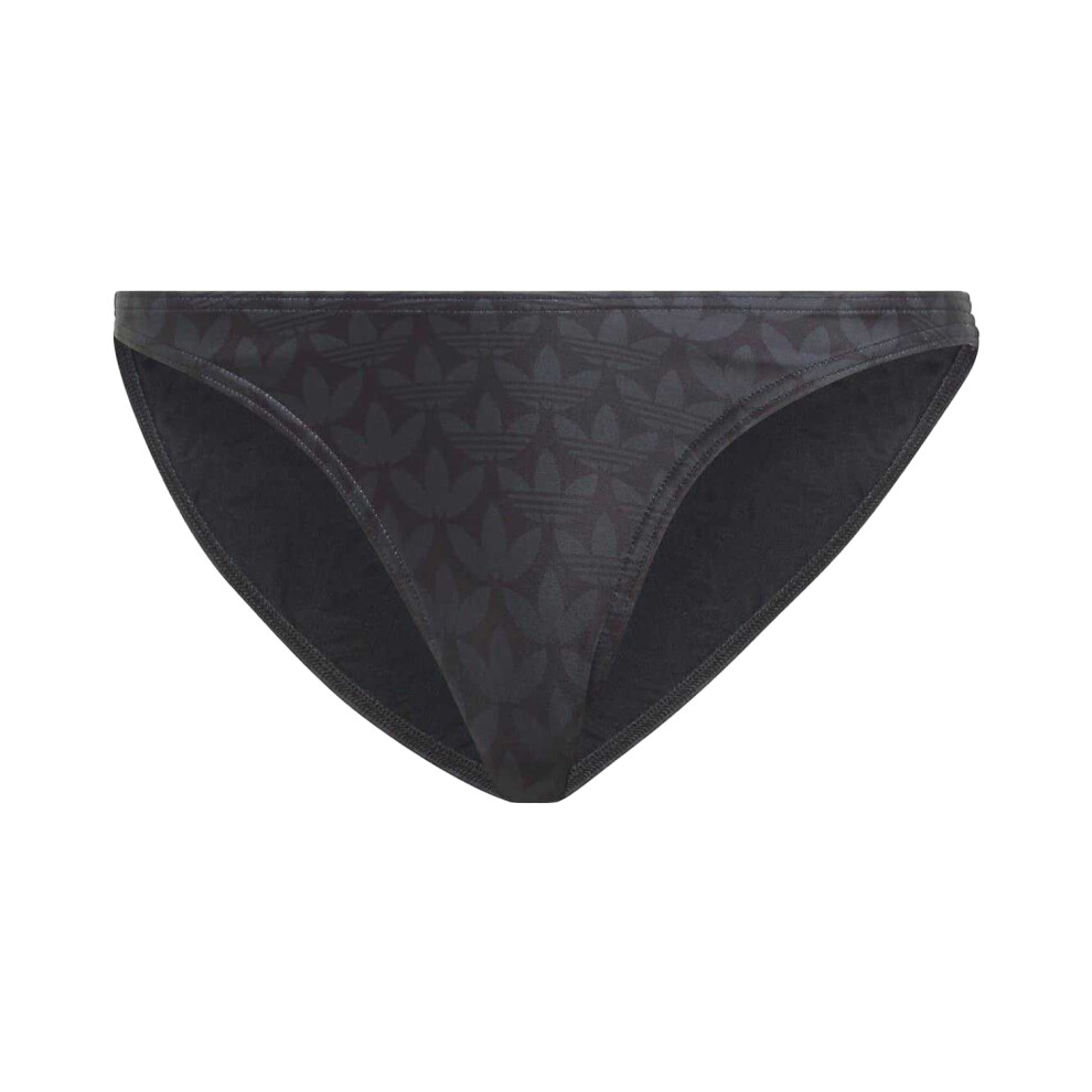 Adidas (12 Uk, Black) Womens/Ladies Monogram Bikini Bottoms