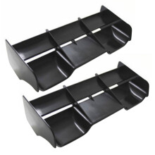 3X 1:8 Buggy RC Cars RC Plastic Nylon Tail Wing for 1/8 Scale Nitro Electric Powered Off Road BuggyTruck Remote,Black