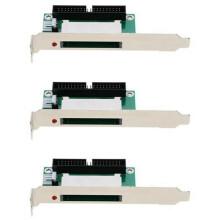 3X 40-Pin Cf Compact Flash Card to 3.5 Ide Converter Adapter Pci Bracket Back Panel