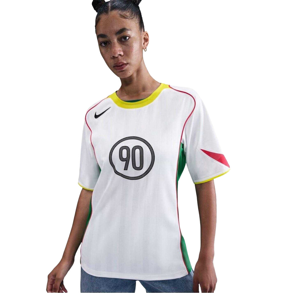 Nike (M, White/Yellow) Unisex Adult Total 90 Energy Football Jersey