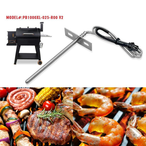 Replacement RTD Temperature Probe Sensor for Pit Boss Pellet Grill PB1000XL-025-R00 V2 2