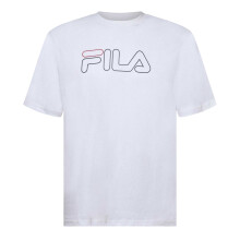 (XL, White) Fila Mens Harrison Logo Cotton T-Shirt
