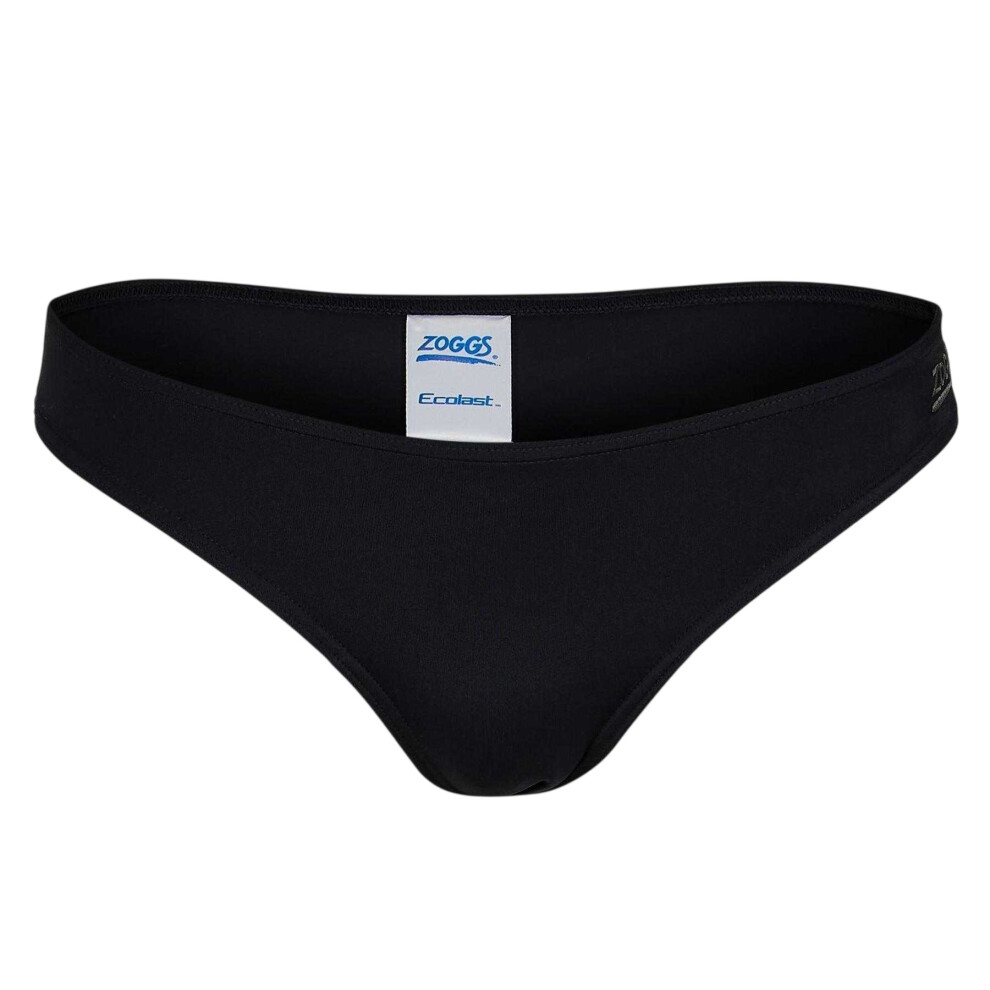 Zoggs (12 Uk, Black) Womens/Ladies Siena Swim Briefs