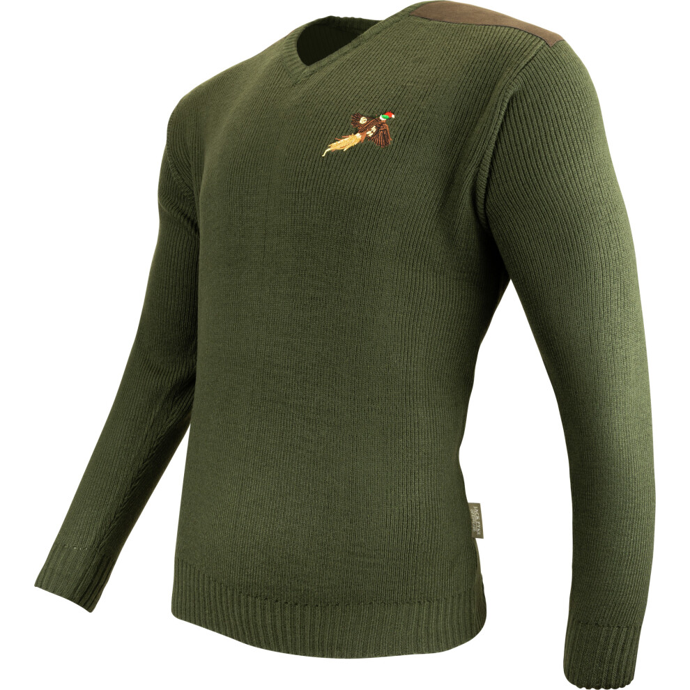 Jack Pyke Shooters Pheasant Embroidered Motif Pullover Medium