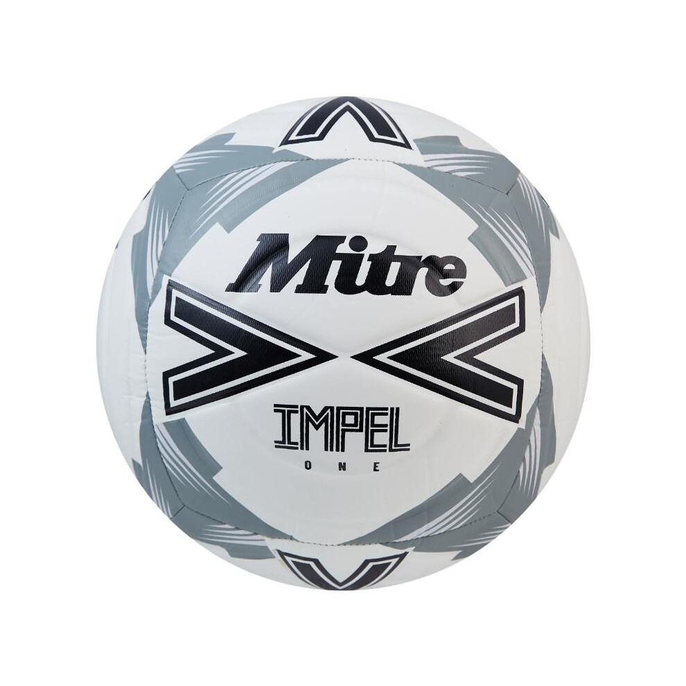 Mitre (5, White/Black/Grey) Impel One Football