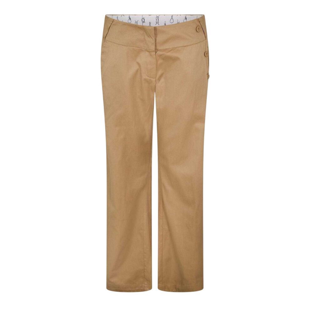 Puma (16 Uk, Beige) Womens/Ladies Tailored Trousers