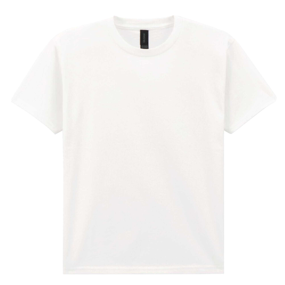 Gildan (12-14 Years, White) Childrens/Kids Cotton Lightweight T-Shirt