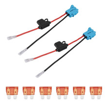 Paquete de 4 Conectores de Mazo de Cables de 12 AWG de Repuesto para Juguetes de Montar en Vehículos con Batería SLA de 12 Voltios Peg-Perego con