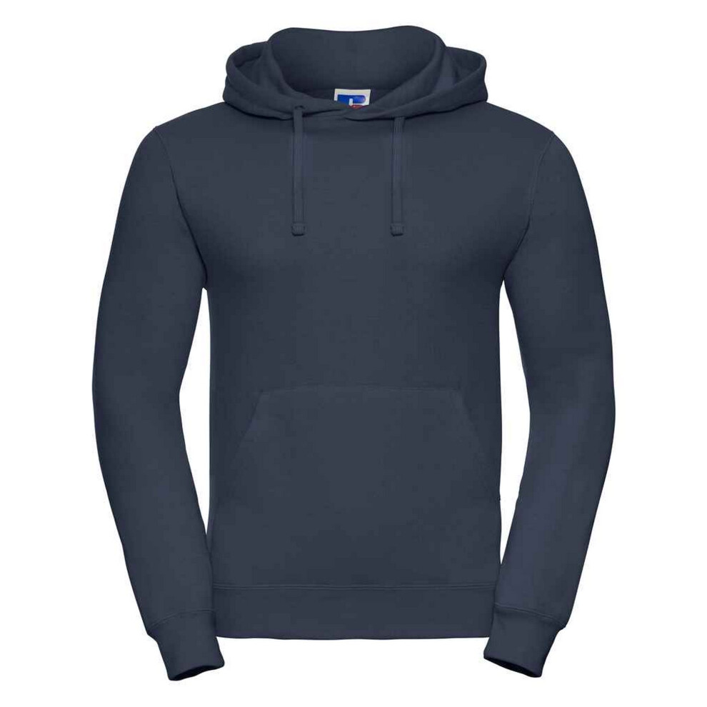 Russell (M, French Navy) Mens Plain Hoodie